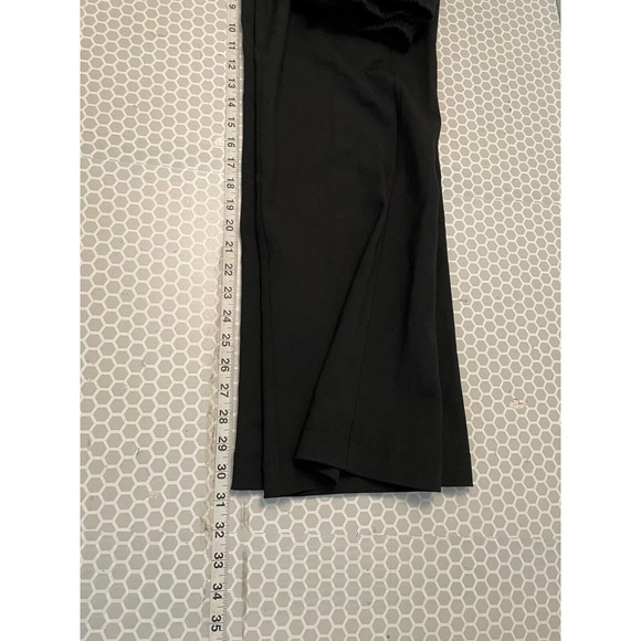 Paskho Pants Womens M Elastic Waist Athleisure Nylon Stretch Mid Rise Straight - Picture 6 of 7